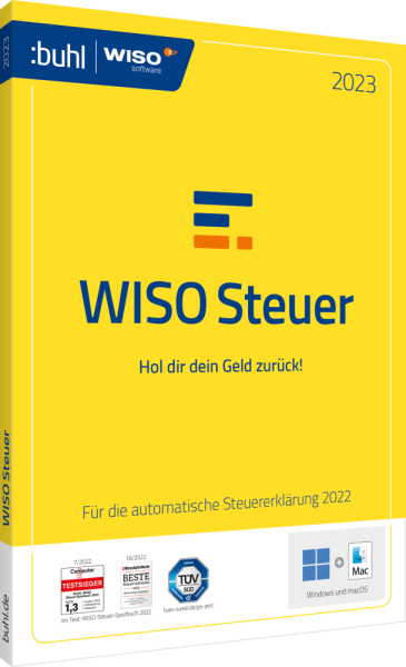 WISO Steuer 2023 Steuerjahr 2022 | für Windows / Mac