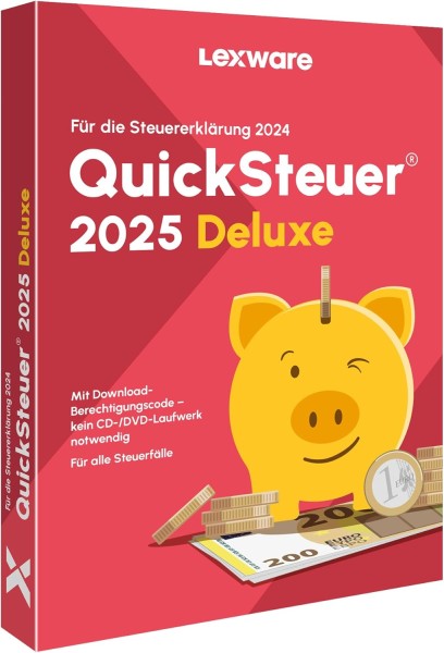 Lexware Quicksteuer Deluxe 2025 | für Windows