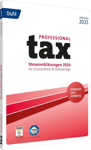 BUHL tax 2025 Professional (für das Steuerjahr 2024)