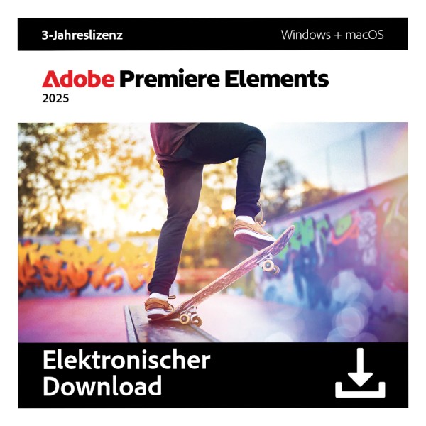 Adobe Premiere Elements 2025 | für Windows / Mac