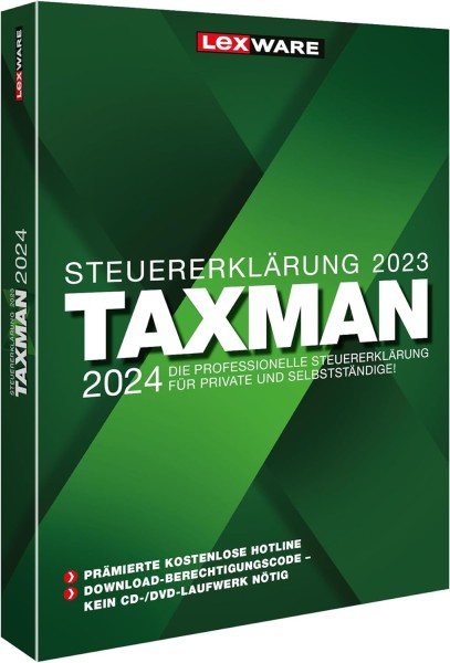 Lexware TAXMAN 2024 für das Steuerjahr 2023