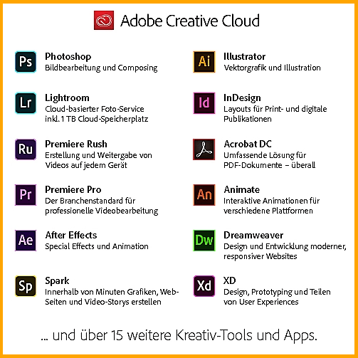 Adobe Creative Cloud Individual günstig kaufen bei Softwarekaufen24
