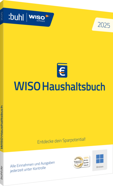 WISO Haushaltsbuch 2025 | für Windows