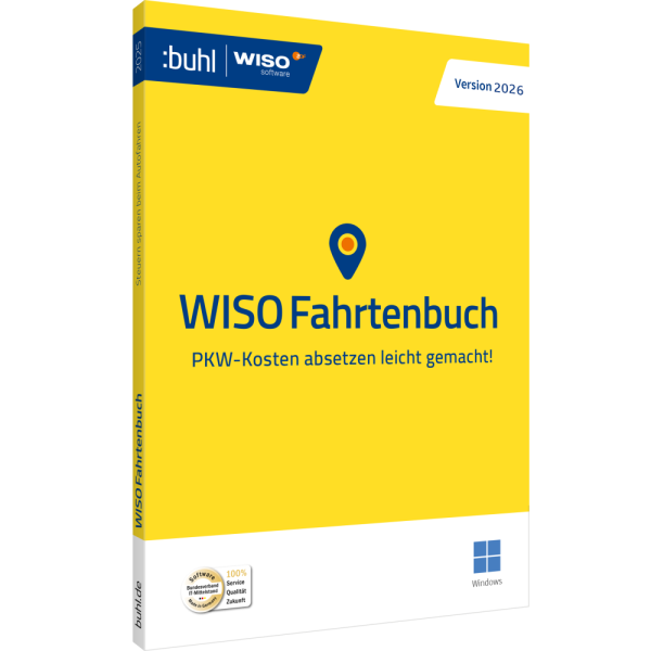 WISO Fahrtenbuch 2026