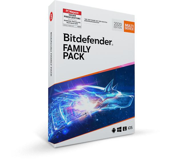Bitdefender Family Pack 2021 | bis zu 15 Geräten