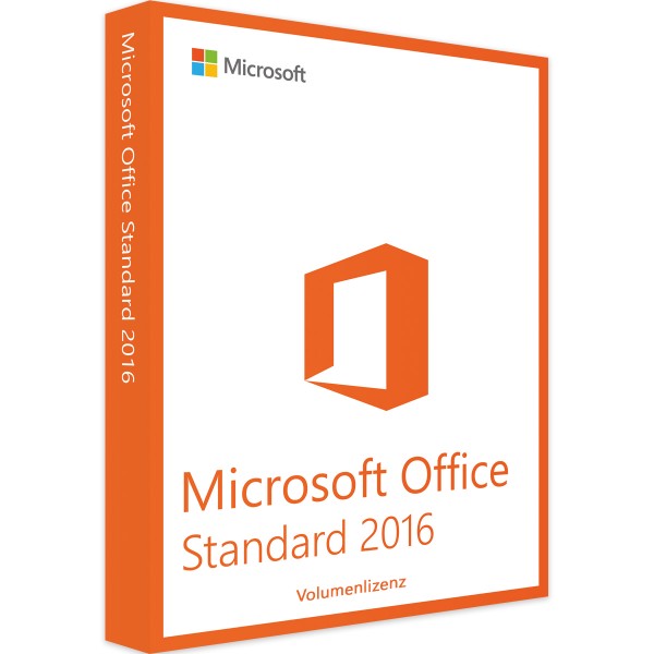 Microsoft Office 2016 Standard | für Windows - Volumenlizenz