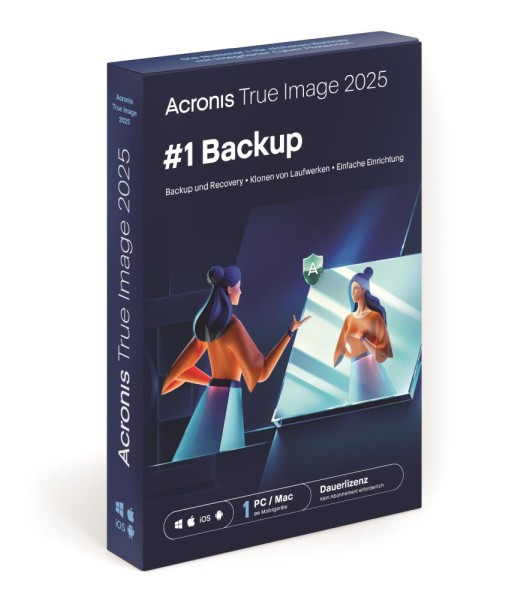 Acronis True Image Standard 2025 | für Windows / MAC