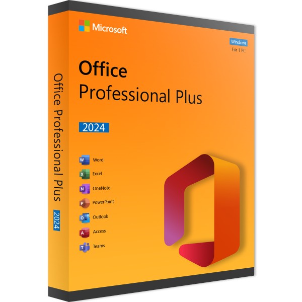 Microsoft Office 2024 Professional Plus | für Windows 1 - 5 Geräte