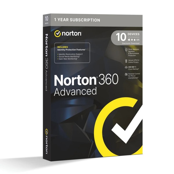 Norton 360 Advanced | 2024 | kein Abo