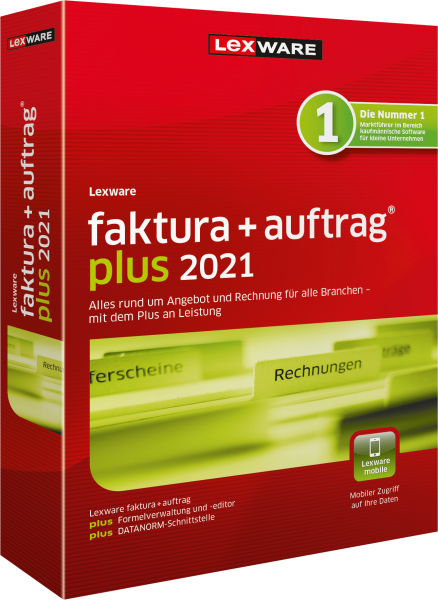 Lexware Faktura + Auftrag Plus 2021 | 365 Tage