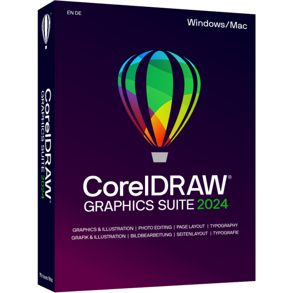 CorelDRAW Graphics Suite 2024 Windows / Mac