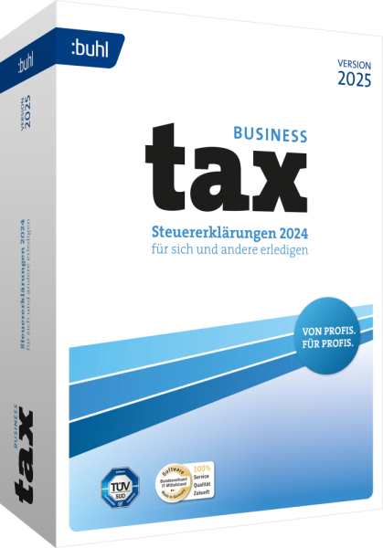 BUHL tax 2025 Business (für das Steuerjahr 2024)