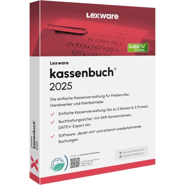 Lexware Kassenbuch 2025 | für Windows